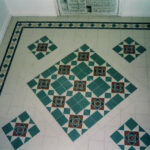 Green Floor Pattern Design Tiler Tiling